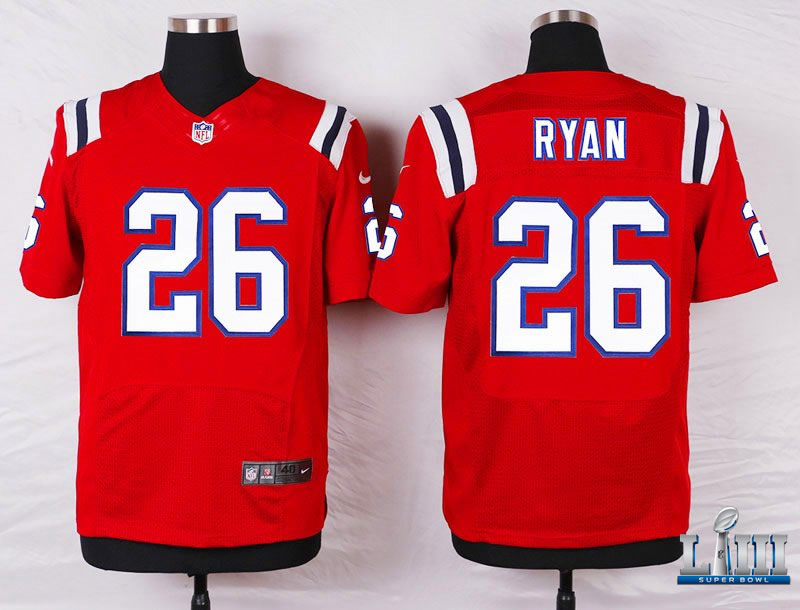 2019 New England Patriots Super Bowl LIII elite Jerseys-050